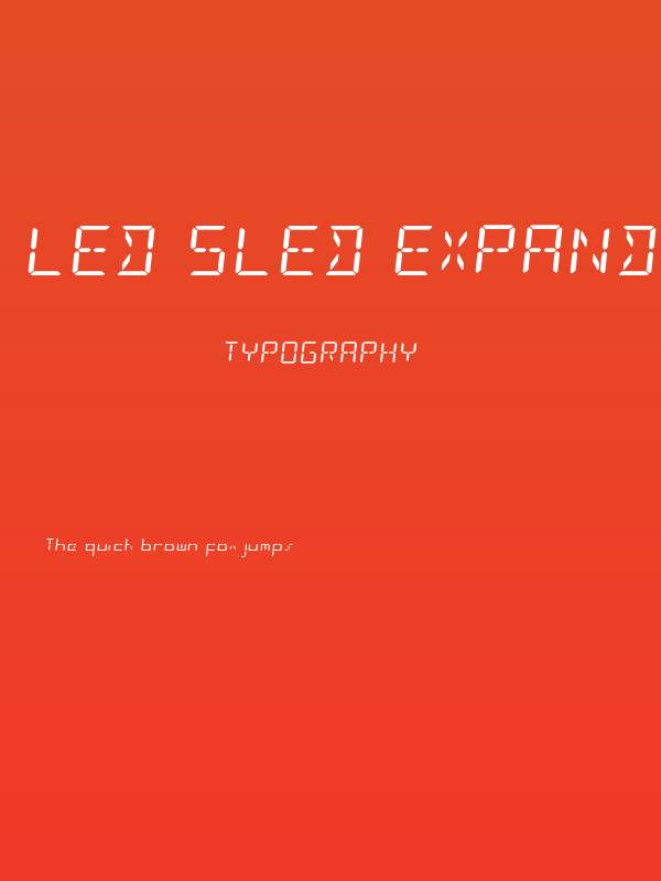 LED Sled Expanded Poster