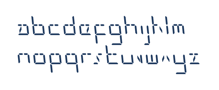 LED Sled Leftalic Lowercase