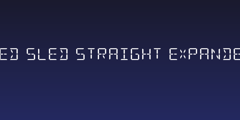 LED Sled Straight Expanded Social Header