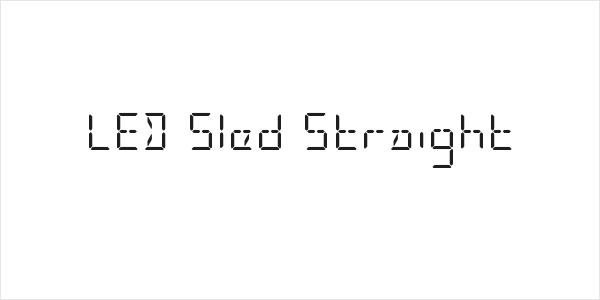 LED Sled Straight Logo