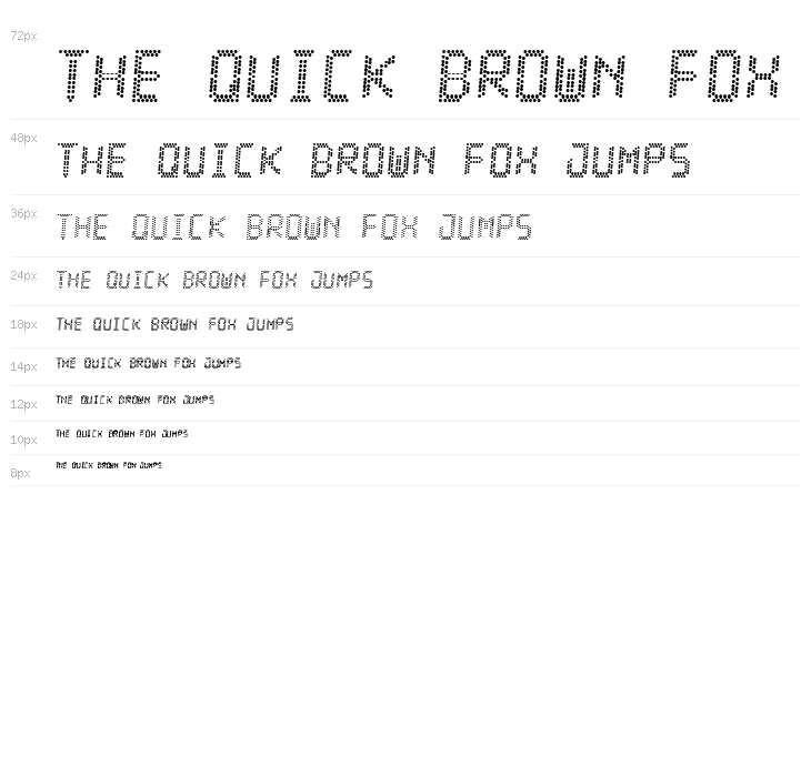 LED Stadion 7 Italic Waterfall