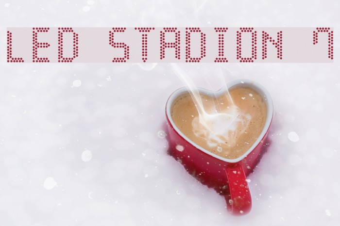 LED Stadion 7 Font examples