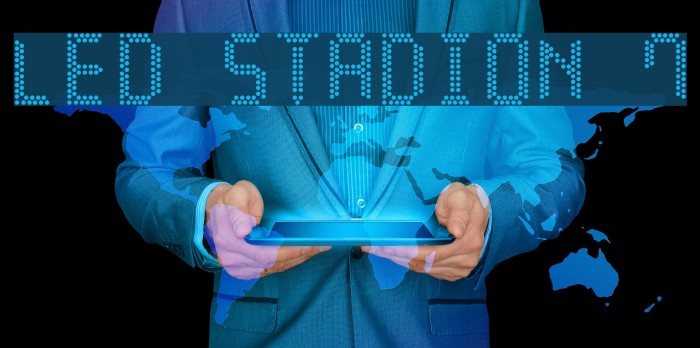 LED Stadion 7 Font examples