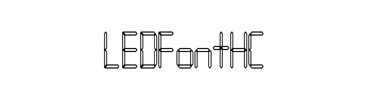 LEDFontHC  baixar fontes gratis