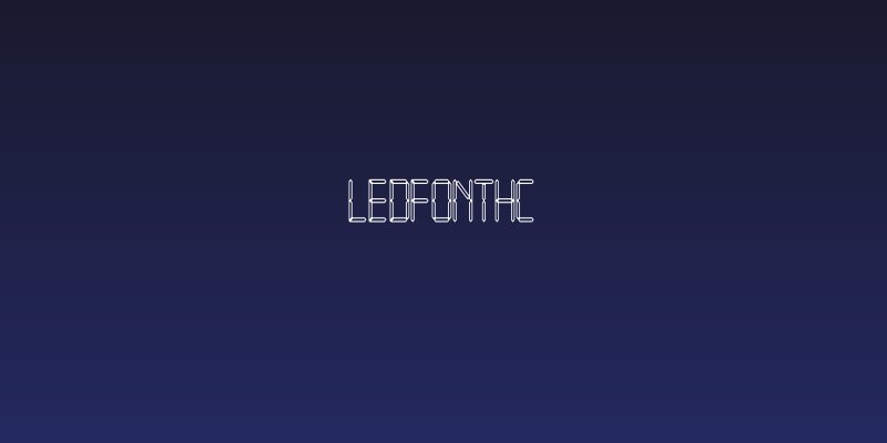 LEDFontHC Social Header