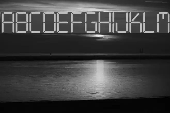 LEDFont Шрифта examples