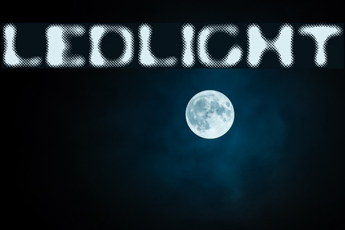 LEDLIGHT Font examples
