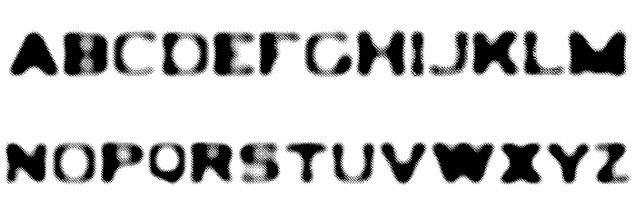 LEDLIGHT Font LOWERCASE
