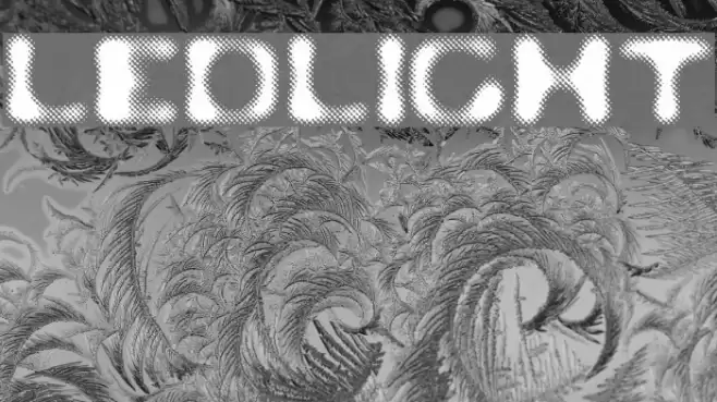 LEDLIGHT Schriftart examples