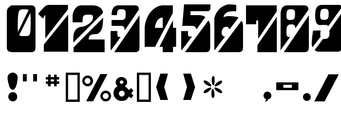 LEFt Font OTHER CHARS