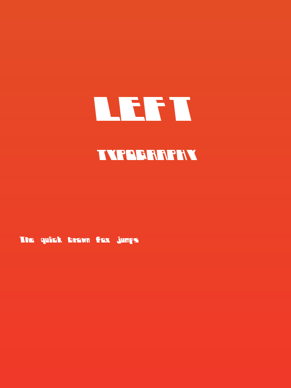 LEFt Poster