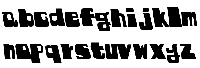 LEFt Font LOWERCASE