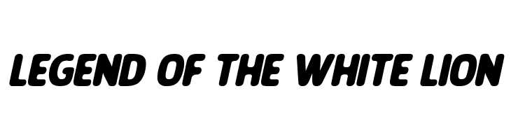 LEGEND OF THE WHITE LION Font