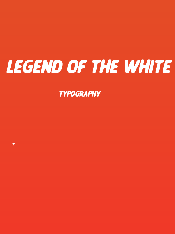 LEGEND OF THE WHITE LION Poster