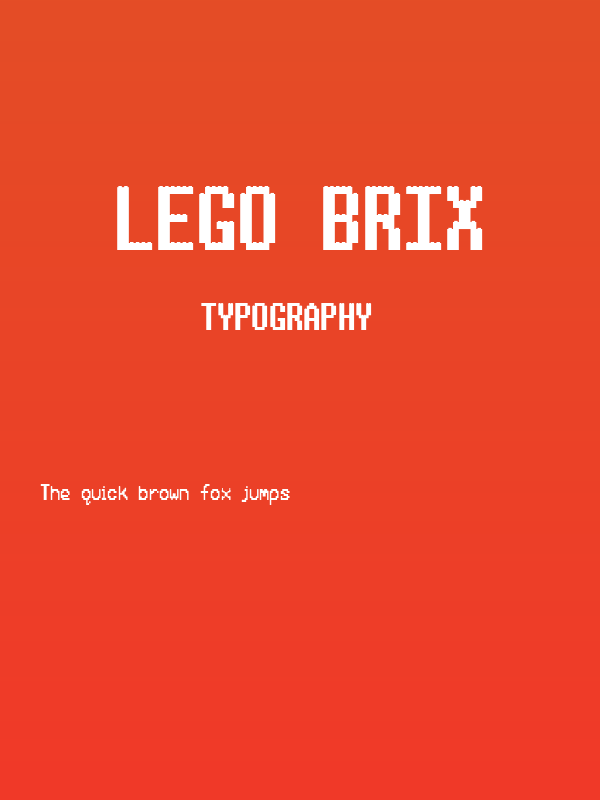 LEGO BRIX Poster