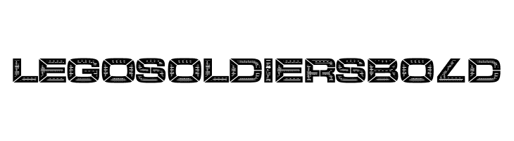 LEGOSOLDIERS Bold  Free Fonts Download