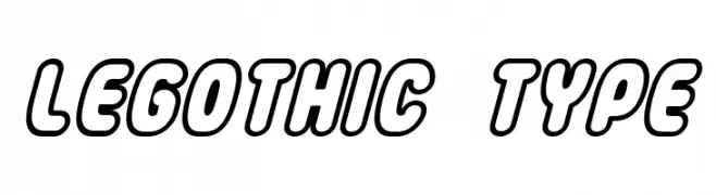 LEGothic Type  Frei Schriftart Herunterladen