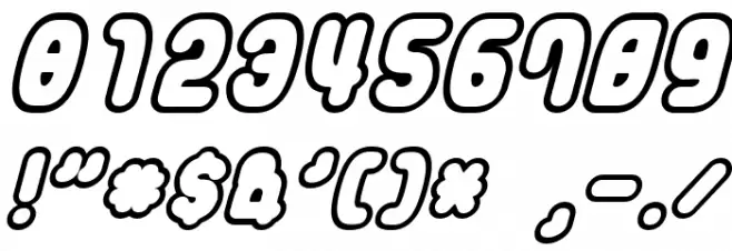 LEGothic Type Font OTHER CHARS