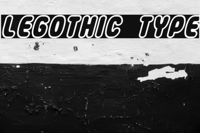 LEGothic Type Font examples