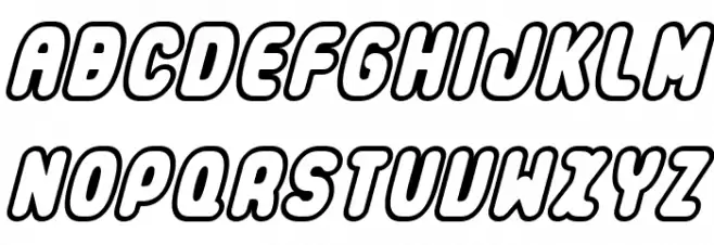 LEGothic Type Schriftart Kleinbuchstaben