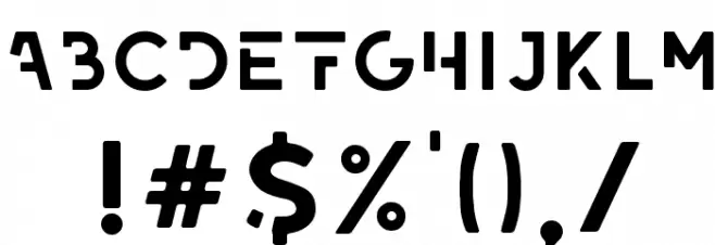 LEIXO DEMO Font OTHER CHARS