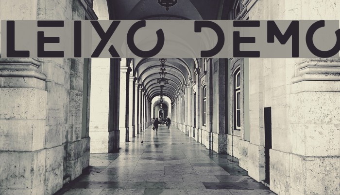 LEIXO DEMO Schriftart examples