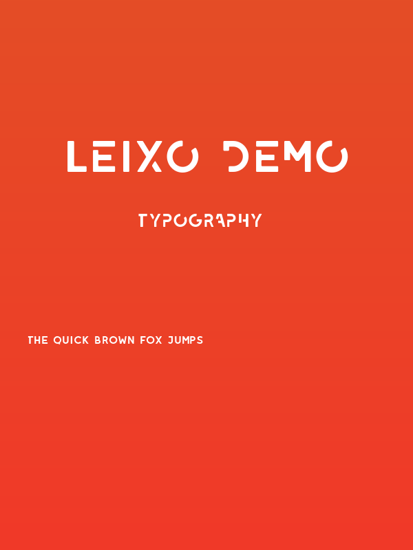 LEIXO DEMO Poster