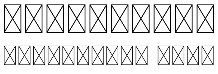 LEMATUN1Regular Font OTHER CHARS
