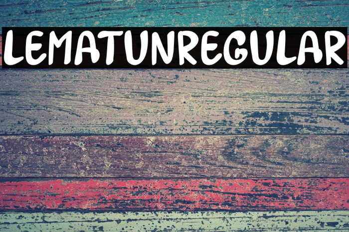 LEMATUN1Regular Example 2