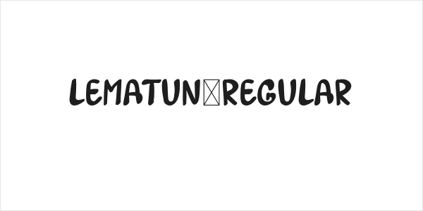 LEMATUN1Regular Logo