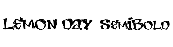 LEMON DAY  SemiBold  Frei Schriftart Herunterladen