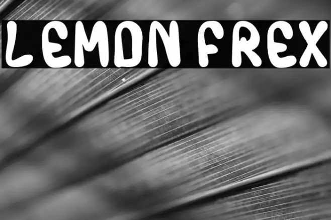 LEMON FREX خط examples