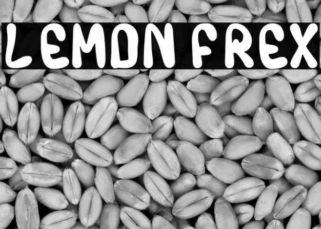 LEMON FREX خط examples