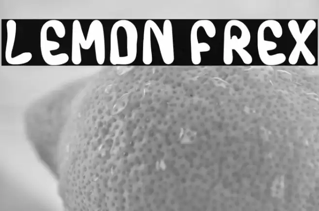 LEMON FREX خط examples