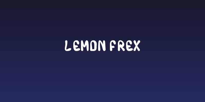 LEMON FREX Social Header