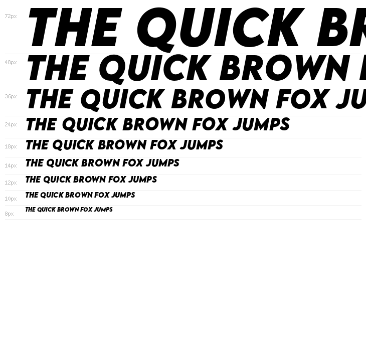 LEMON MILK Bold Italic Waterfall