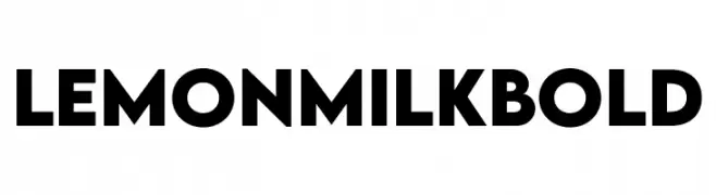 LEMON MILK Bold  Fuentes Gratis Descargar