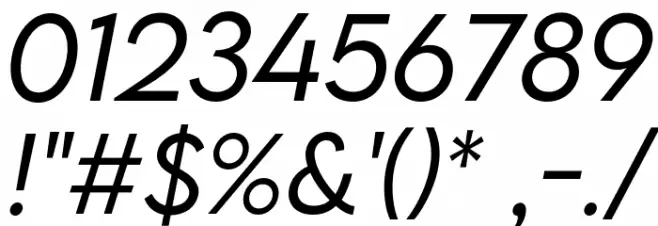 LEMON MILK Light Italic Font OTHER CHARS