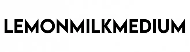 LEMON MILK Medium  नि: शुल्क फ़ॉन्ट्स डाउनलोड