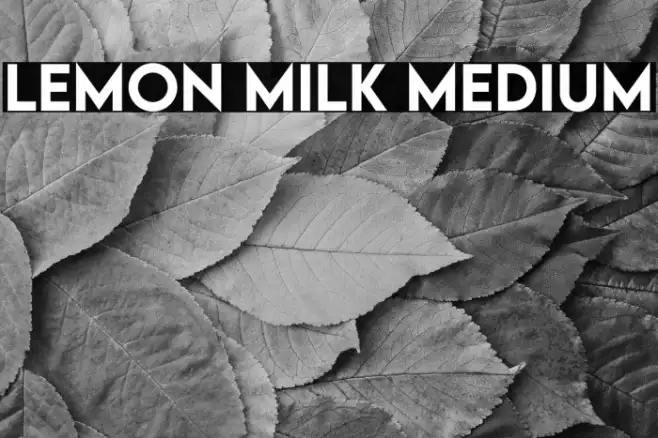 LEMON MILK Medium Example 1