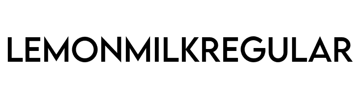 LEMON MILK Regular  नि: शुल्क फ़ॉन्ट्स डाउनलोड