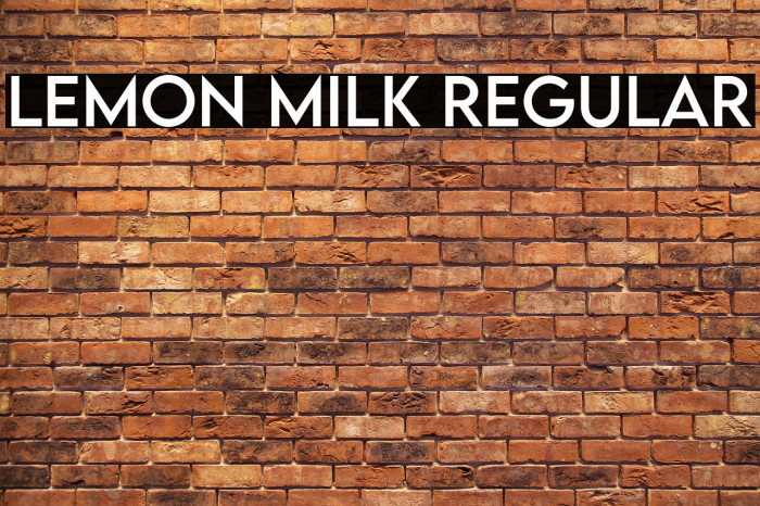 LEMON MILK Regular Example 2