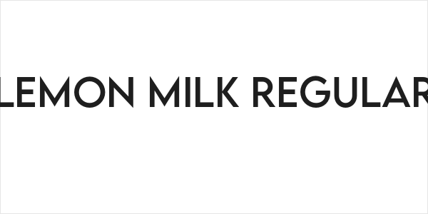 LEMON MILK Regular Logo