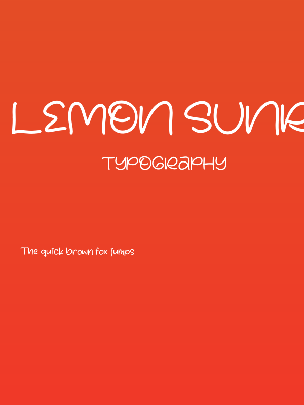 LEMON SUNRISE Poster