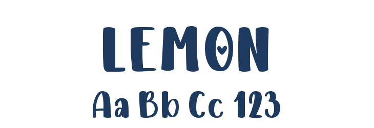 LEMON Font Preview