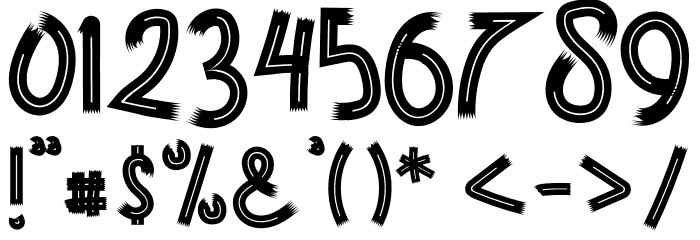LEMONTEARegular Font OTHER CHARS