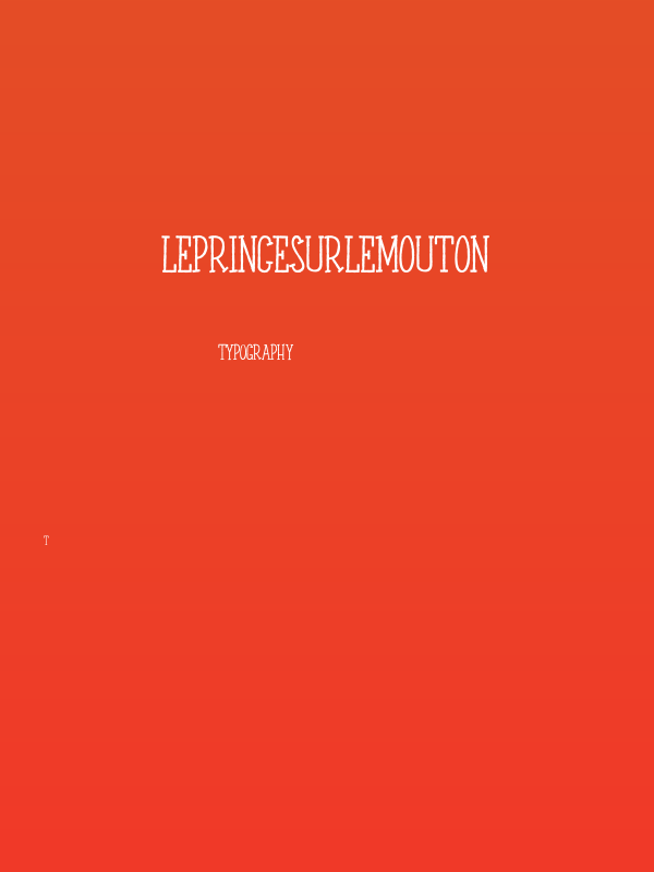 LEPRINCESURLEMOUTON Poster