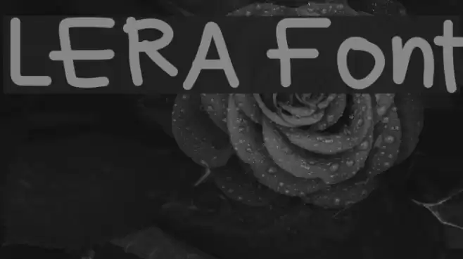 LERA Font examples