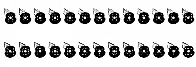 LEST WE FORGET 字体 小写