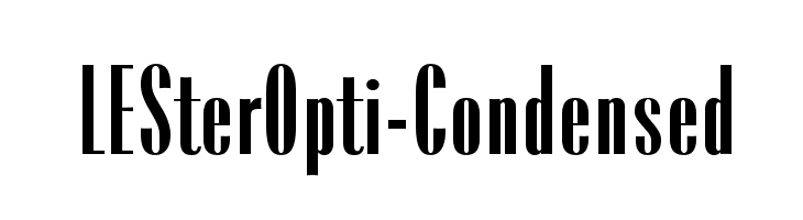 LESterOpti-Condensed फ़ॉन्ट